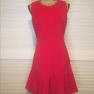 Red cocktail dress